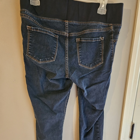 Old Navy Maternity Jeans Sz 8R Low Panel Skinny - Picture 4 of 6